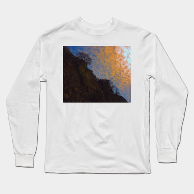 diagonal Long Sleeve T-Shirt by jmpznz